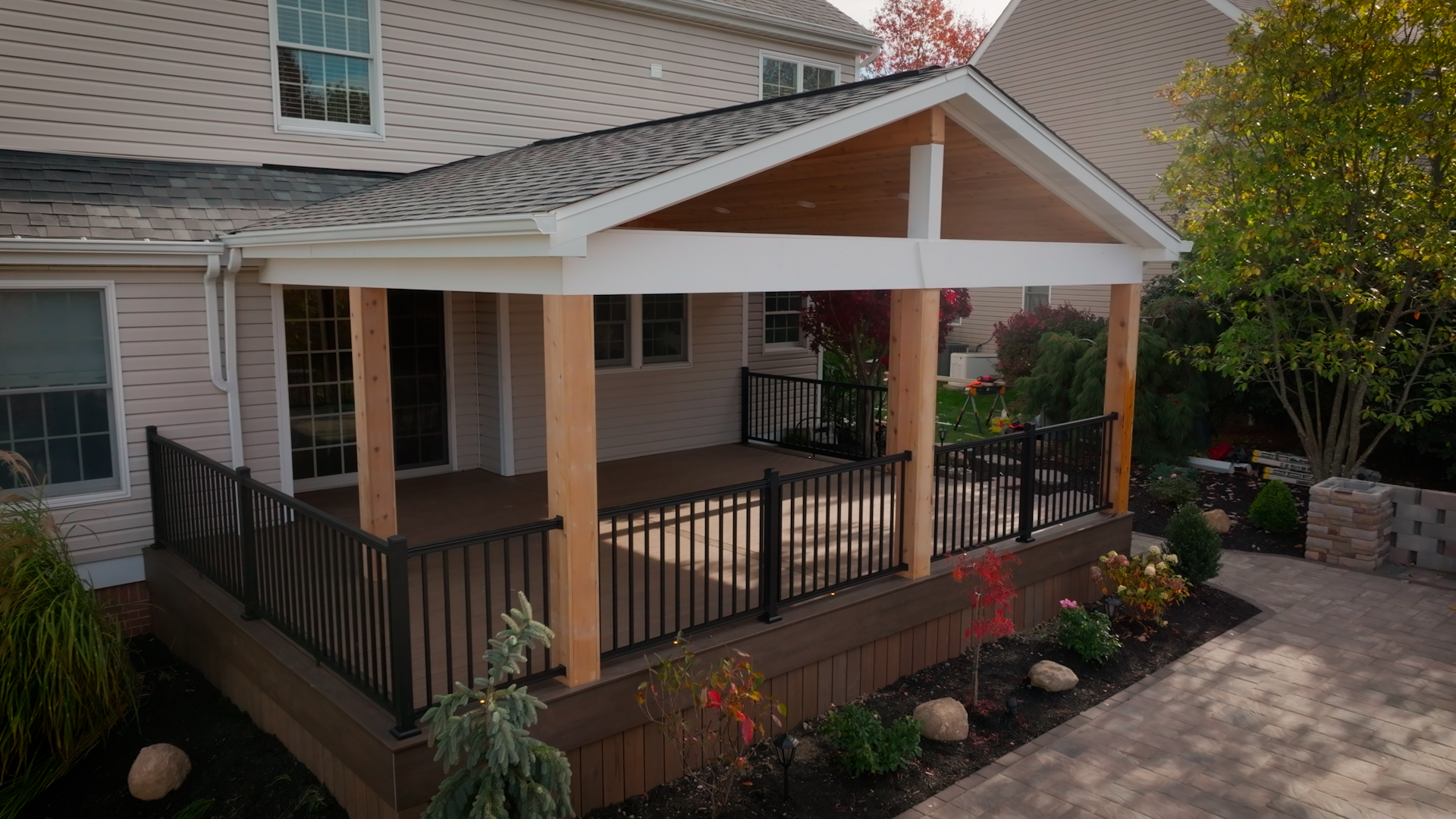 TimberTech “Legacy” Ground Level Deck – Lorenzi Deck Company